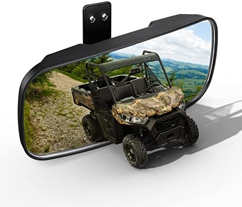 KEMIMOTO UTV Rear View Mirror Compatible with Polaris Ranger 500 570 ...